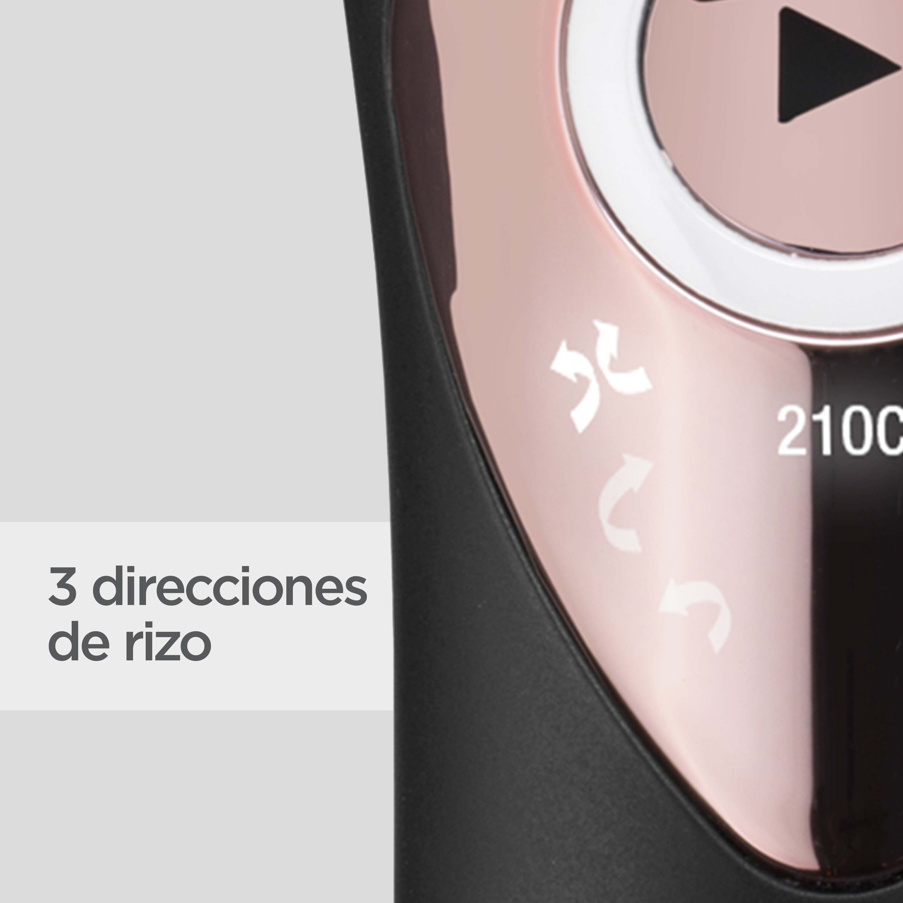 3 direcciones de rizo